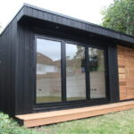 Garden Office with Storage Shed and Sauna - Contemporary - Home .