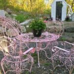 Spraying my Patio Furniture Pink | Diy garden furniture, Vintage .