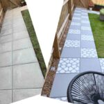 How to DIY : Concrete Garden Slab Stencilling – Home Ideolo