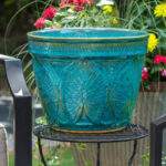 Patio Planter - Mosaic Turquoise – BurleyPotte