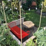 Vegetable Garden Design | Garden seating, Garden seating area .