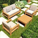 DIY Outdoor Furniture Sofa Set Plans, Patio Bench Plans, Garden .
