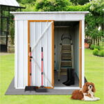 SYNGAR Storage Sheds 5 x 3 ft, Outdoor Storage Cabinet with .