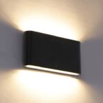 Modern outdoor wall lamp black 17.5 cm incl. LED IP65 - Batt .