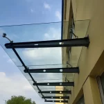 Tempered Laminated Glass Canopy with Excellent Safety Performance .