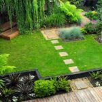 Minimalist Garden Design with Stepping Ston
