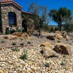 Mexican Beach Pebbles, Round River Rock Landscape Garden Stones 20 .