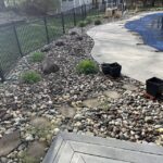 Advice on replacing river rock for more functional space around .
