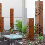 Backyard Garden Sculptures (metal art) - Contemporary - Landscape .