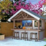 DIY Outdoor Bar Plans backyard, Outdoor Bar Stool, Backyard Ideas .