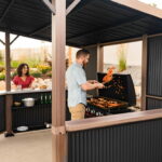 Blackstone 10' x 10' Outdoor Bar and Griddle/Grill Pavilion Grill .