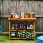 How to make your own outdoor bar table - In Honor Of Desi