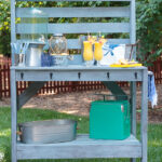 DIY Potting Bench & Outdoor Buffet Table : Atta Girl Sa
