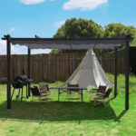 10' x 13' Aluminum Outdoor Pergola Canopy - Veiko