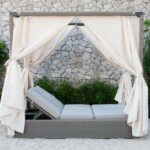 Cynthia Outdoor Daybed With Cano