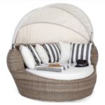Sherena Round Daybed, with Canopy – Outdoor Livi