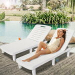 Segmart 2 Pieces Patio Chaise Lounge Furniture Set, Pool Reclining .