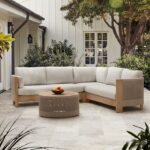 Porto Outdoor 3-Piece L-Shaped Sectional (100") | West E