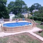 18x33 Oval Above Ground Pool with De