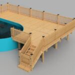 Plans for Above Ground Pool Deck , 15x30' Oval Pool. - Et