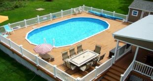 25 Top Oval Above Ground Swimming Pools Design with Dec