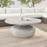 Tambor Indoor/Outdoor Round Coffee Table | Modern Living Room .