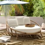 Bay Isle Home Corbridge 37'' Bamboo Outdoor Patio Daybed & Reviews .