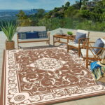 Nalone Reversible Mats, Outdoor Rugs 6x9 for Patio, New York Patio .