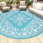 Amazon.com: HEBE Outdoor Rug 6ft for Patios Clearance Waterproof .