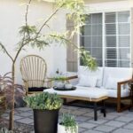 How to DIY a Concrete Paver + Pea Gravel Patio - The Collected Hou