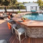 20+ Epic Above Ground Pool With Deck Ideas | Backyard pool, Small .