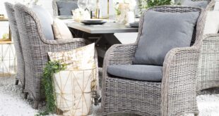 Set of 2 PE Rattan Garden Chairs Grey CASCAIS - Beliani.