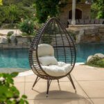 Reviews for Noble House Cutter Multi-Brown Teardrop Faux Rattan .