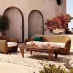 Bacio Outdoor Collection: Modern Wicker Rattan Outdoor Furniture .