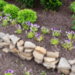How to Decorate a Beautiful Flower Bed with Roc