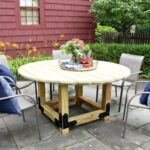 DIY: How to Build a Round Outdoor Dining Table - Building Stro
