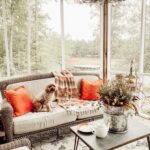 How To Decorate a Screened-In Porch for Fall Entertaini