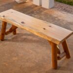 Amazon.com: SRL Rustic Logwerks Indoor & Outdoor Bench — Pine .