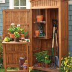 Teak Garden Storage | Frontgate | Backyard ideas for small yards .