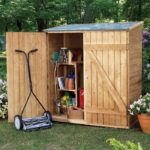 Outdoor tool storage sheds at Brookstone | Garden tool shed .