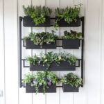 Stunning Front Porch Planter Ideas | Herb garden wall, Small herb .