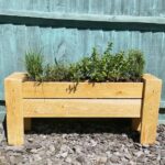 Garden Herb Planter, Wooden Herb Box, Handmade Herb Planter, Herb .