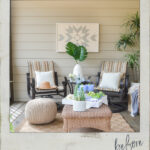Screened In Porch Before & After Makeover Reveal - Kelley N