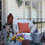 Spring Front Porch Decorating - Hoosier Homema