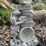 Alice in Wonderland March Hare Stone Garden Ornament - Etsy New .