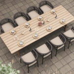 OUTDOOR DINING TABLE | Timber Slats by Cranmore Home & C