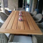 Recycled Hardwood Timber Outdoor Table | Timber Dining Tab