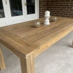 Shop Cancun Outdoor Acacia Dining Table 1.8m | My Wick