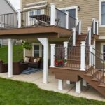 Explore This Sophisticated Two-Story Deck in 3D | TimberTe