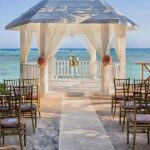 White Gazebo wedding venue in El Dorado Seaside Suites - Mexi